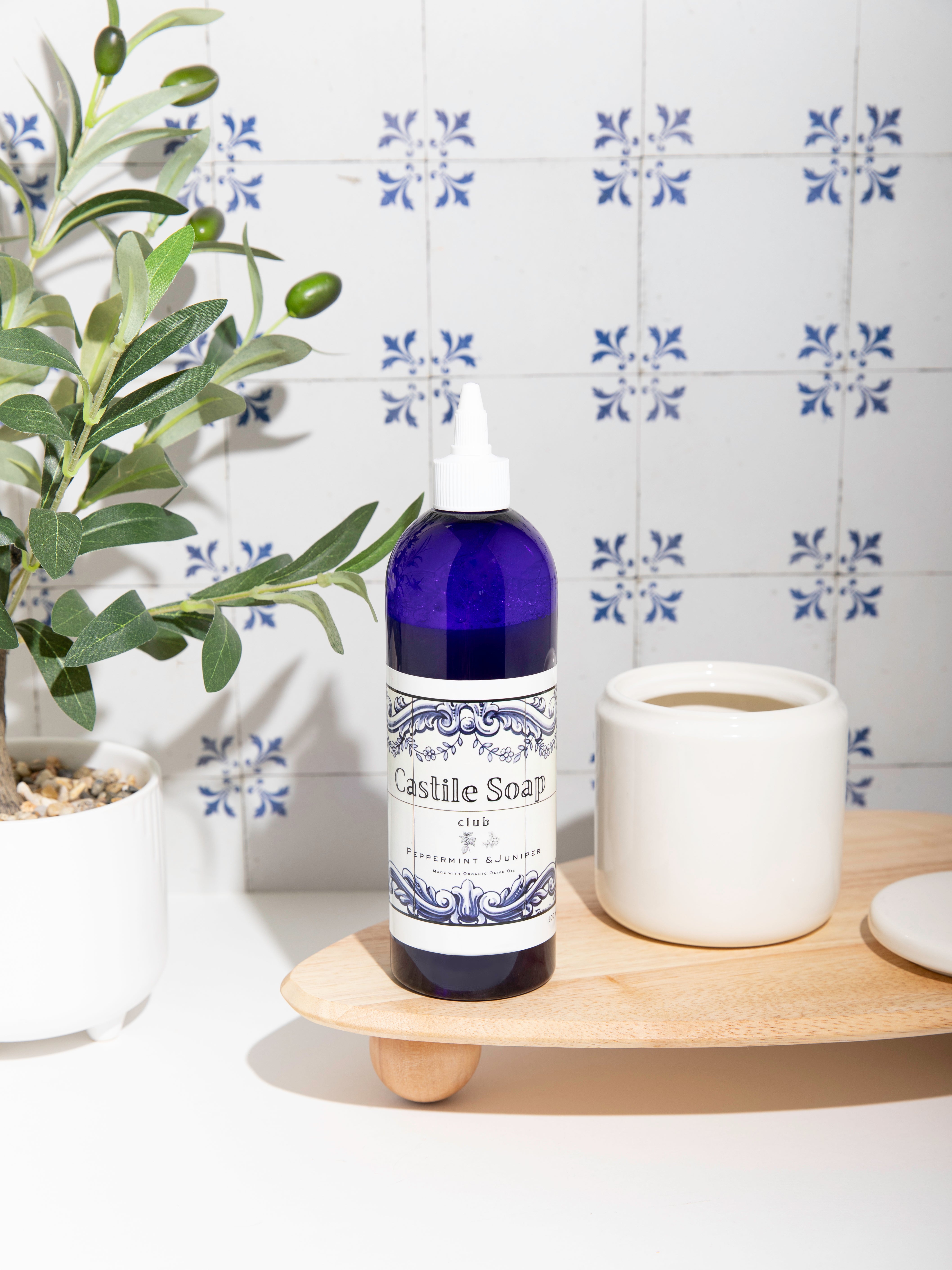 Organic Castile Liquid Soap | Mediterranean Essential Oil Blend|