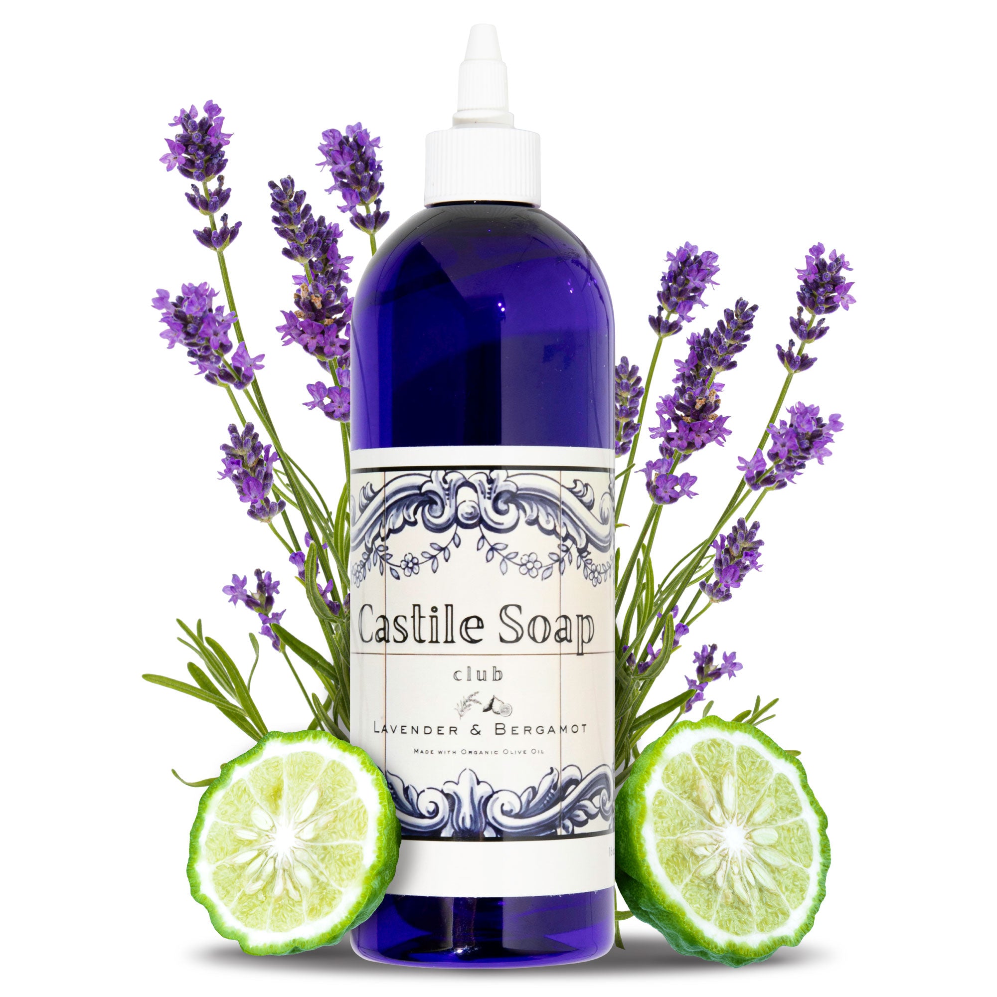 Lavender & Bergamot Organic Castile Liquid Soap