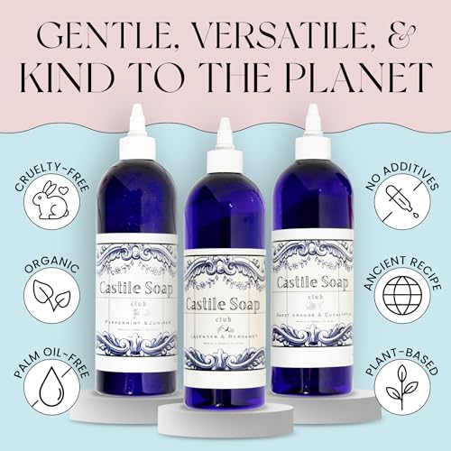 Organic Castile Soap |Essential Oils| 16oz |