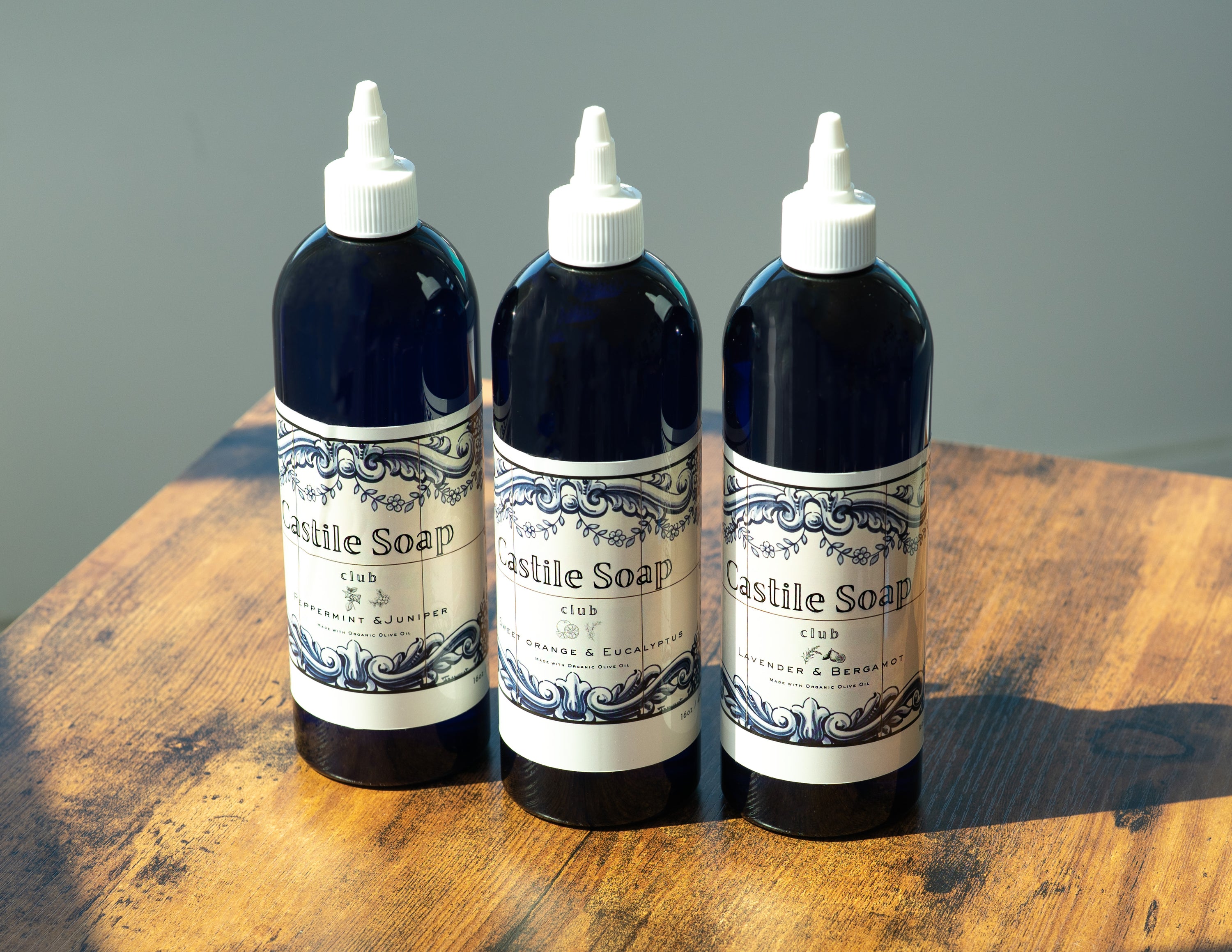 Pure Organic Castile Soap | Bundle of 3 scents| 16oz
