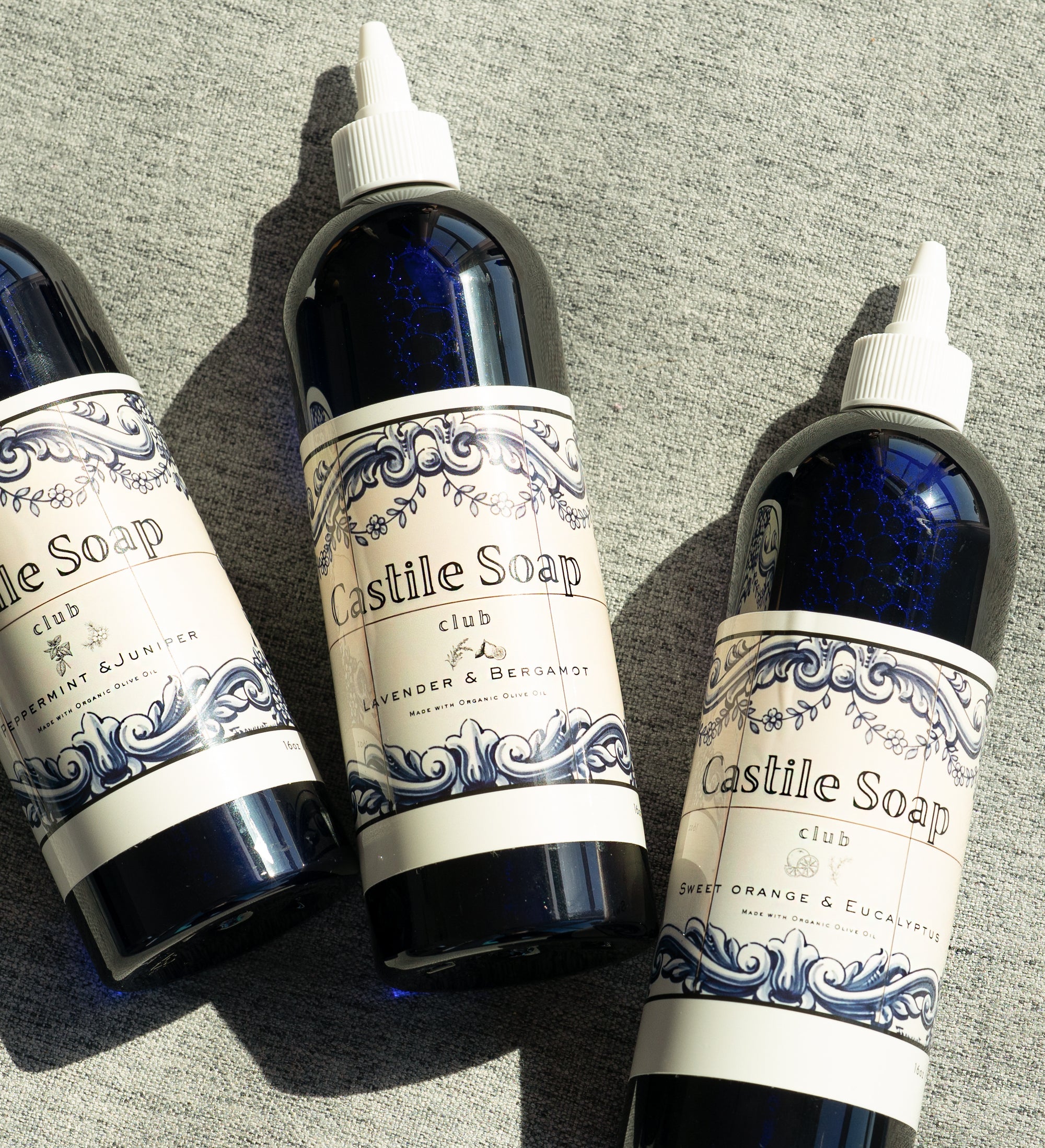 Castile Soap Bottle Bundle | Mediterranean-Inspired, Plant-Powered Clean